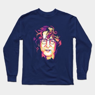 John Lennon Pop Art Long Sleeve T-Shirt